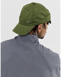 olivgrüne Baseballkappe von Nike