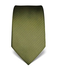 olivgrüne bedruckte Krawatte von Vincenzo Boretti