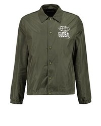 olivgrüne bedruckte Shirtjacke von YOURTURN
