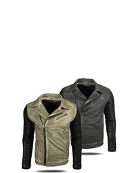 olivgrüne Bikerjacke von RUSTY NEAL