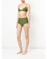 olivgrüne Bikinihose von Matteau