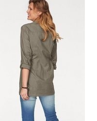 olivgrüne Bluse von Aniston CASUAL
