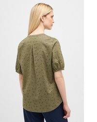 olivgrüne Bluse von Eterna