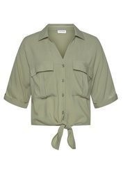 olivgrüne Bluse von Lascana