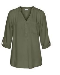 olivgrüne Bluse von Lascana