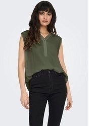 olivgrüne Bluse von Only