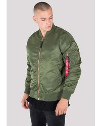 olivgrüne Bomberjacke von Alpha Industries