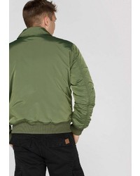 olivgrüne Bomberjacke von Alpha Industries