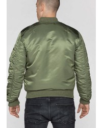 olivgrüne Bomberjacke von Alpha Industries