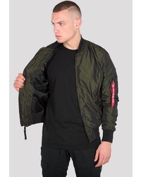 olivgrüne Bomberjacke von Alpha Industries