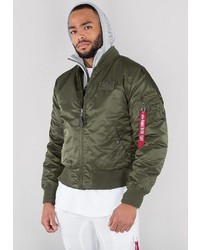 olivgrüne Bomberjacke von Alpha Industries