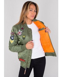 olivgrüne Bomberjacke von Alpha Industries