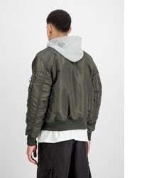 olivgrüne Bomberjacke von Alpha Industries
