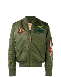 olivgrüne Bomberjacke von Alpha Industries