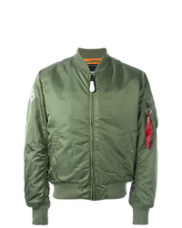 olivgrüne Bomberjacke von Alpha Industries