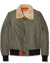 olivgrüne Bomberjacke von Bombers Original