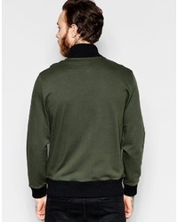 olivgrüne Bomberjacke von Asos