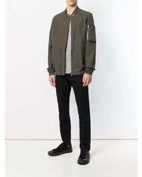 olivgrüne Bomberjacke von Rick Owens