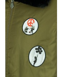 olivgrüne Bomberjacke von Homebase