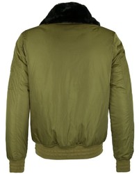 olivgrüne Bomberjacke von Homebase