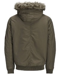 olivgrüne Bomberjacke von Jack & Jones