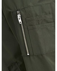 olivgrüne Bomberjacke von Jack & Jones