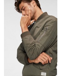 olivgrüne Bomberjacke von Jack & Jones