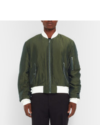 olivgrüne Bomberjacke von Haider Ackermann