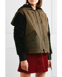 olivgrüne Bomberjacke von McQ Alexander McQueen