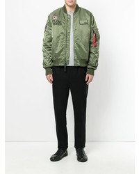 olivgrüne Bomberjacke von Alpha Industries