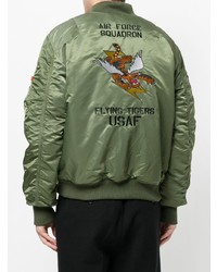 olivgrüne Bomberjacke von Alpha Industries