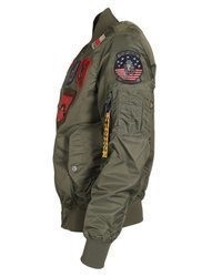 olivgrüne Bomberjacke von TOP GUN