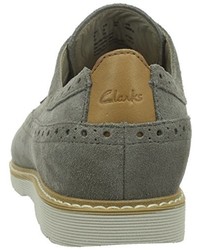 olivgrüne Business Schuhe von Clarks