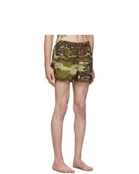 olivgrüne Camouflage Badeshorts von Givenchy
