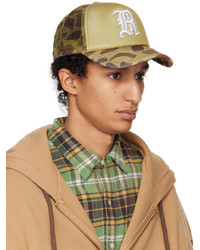 olivgrüne Camouflage Baseballkappe von R13