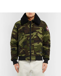 olivgrüne Camouflage Bomberjacke von Canada Goose