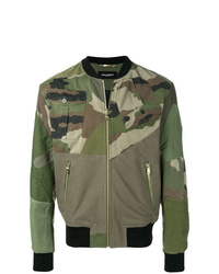 olivgrüne Camouflage Bomberjacke von Dolce & Gabbana