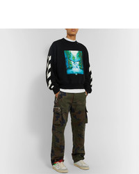 olivgrüne Camouflage Cargohose von Off-White