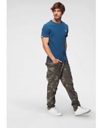 olivgrüne Camouflage Cargohose von Superdry