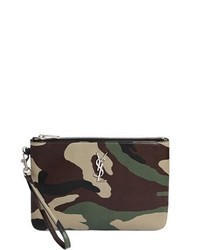 olivgrüne Camouflage Clutch