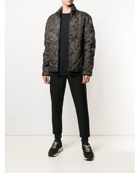 olivgrüne Camouflage Daunenjacke von Michael Kors