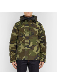 olivgrüne Camouflage Daunenjacke von Canada Goose