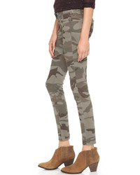 olivgrüne Camouflage enge Jeans von True Religion