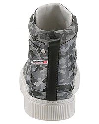 olivgrüne Camouflage hohe Sneakers von Diesel