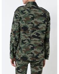 olivgrüne Camouflage Jacke von Nili Lotan