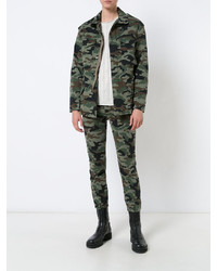 olivgrüne Camouflage Jacke von Nili Lotan