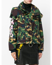 olivgrüne Camouflage Jacke von Off-White