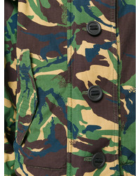 olivgrüne Camouflage Jacke von Off-White