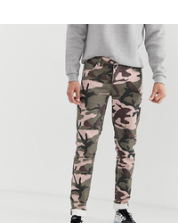 olivgrüne Camouflage Jeans von ASOS DESIGN