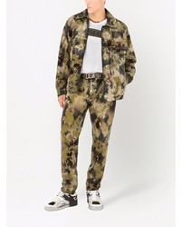 olivgrüne Camouflage Jeans von Dolce & Gabbana